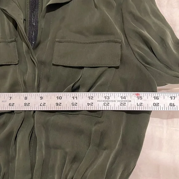 Alice & Olivia silk romper